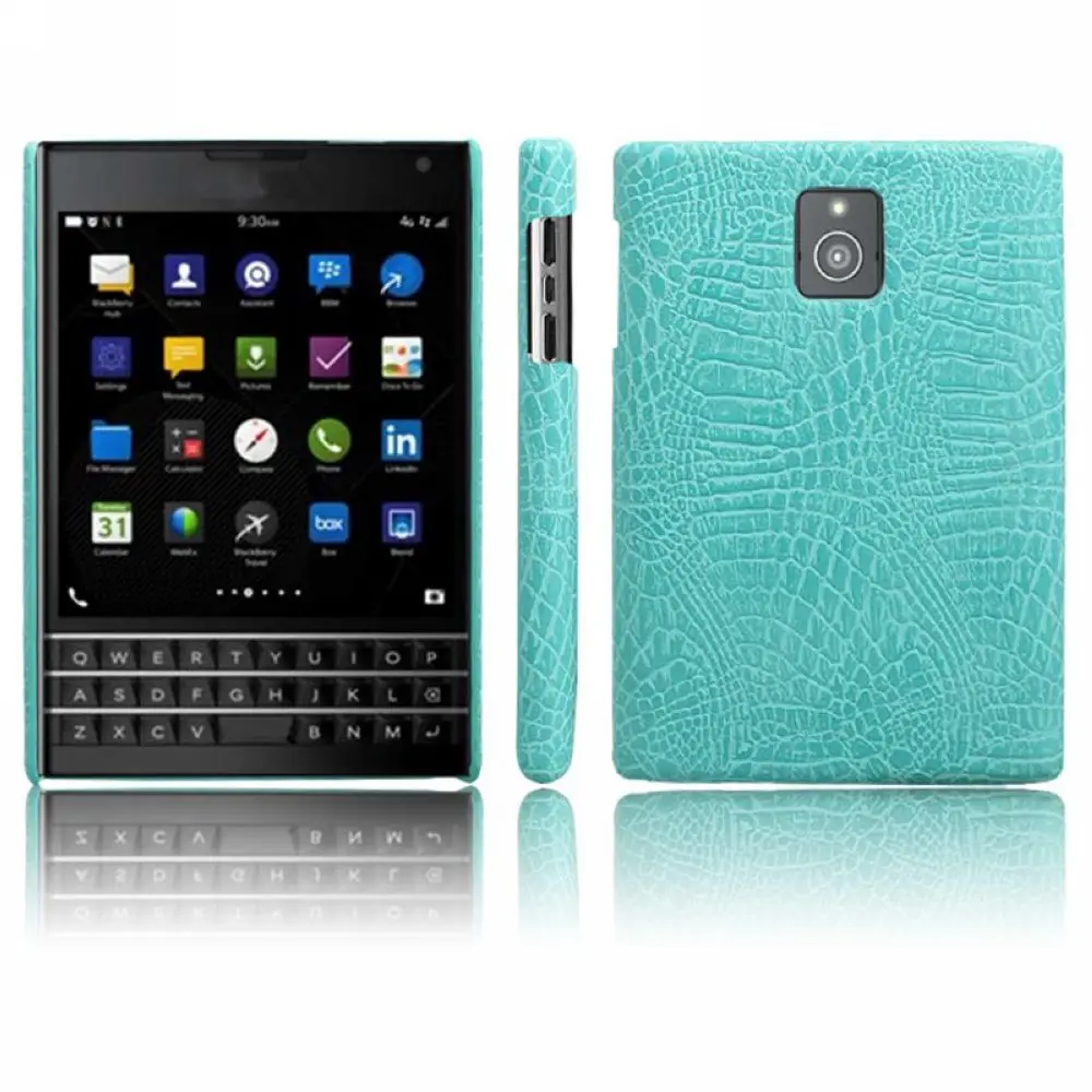 Чехол для BlackBerry Passport 4,5 дюйма с крокодиловым узором из искусственной кожи твердый пластиковый чехол на заднюю панель для BlackBerry Passport Q30 чехол