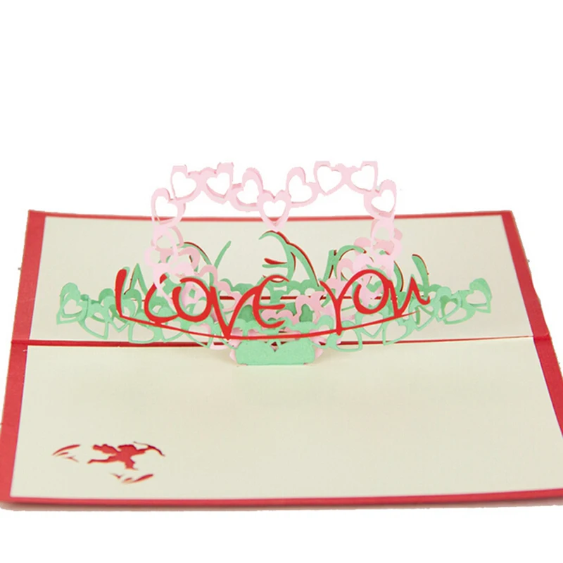 10 Pieceslotsweet Love Heart Handmade Kirigami Origami