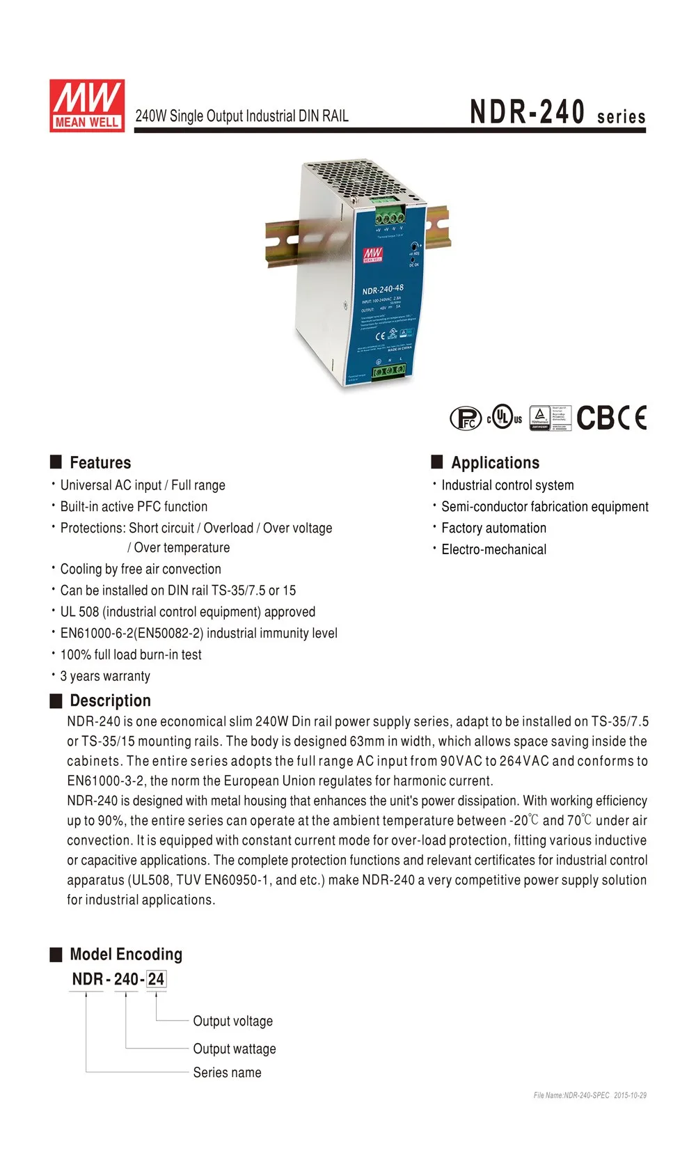 NDR-240-52