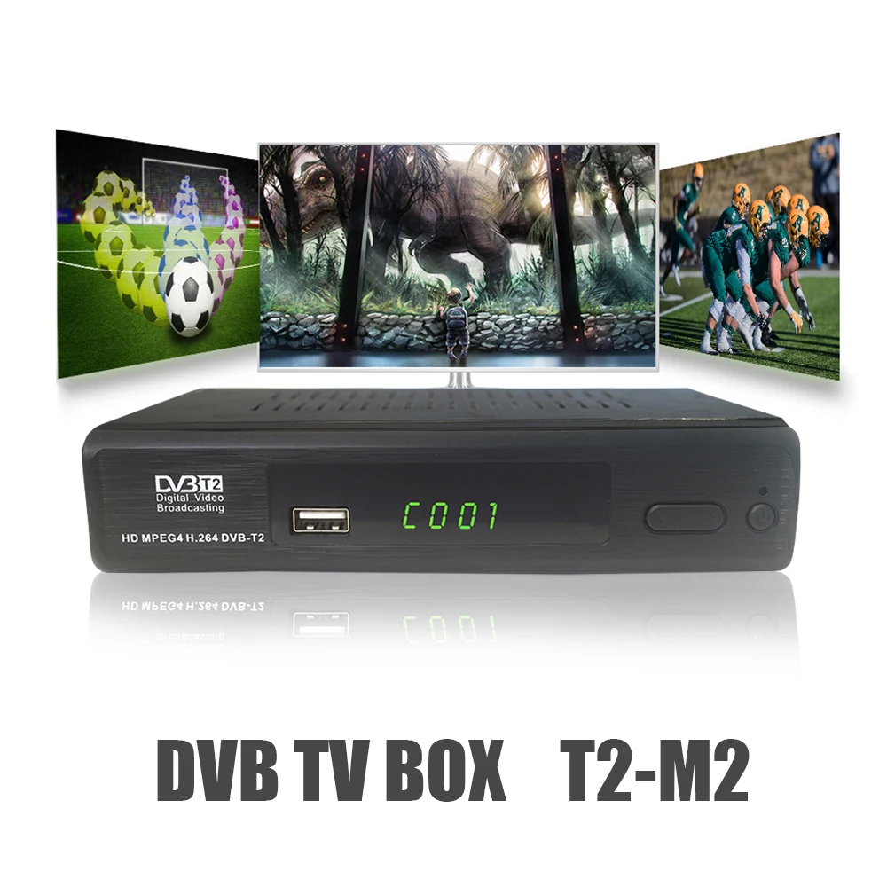 HD DVB T2 M2 цифровой наземный приемник Full HD 1080 P DVB Поддержка HD Youtube Bisskey DVB-T2 LNB ТВ тюнер рецептор + USB Wifi