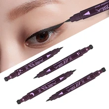 Модная водонепроницаемая черная жидкая подводка для глаз Ручка Макияж Красота подводка Карандаш Косметика Горячая