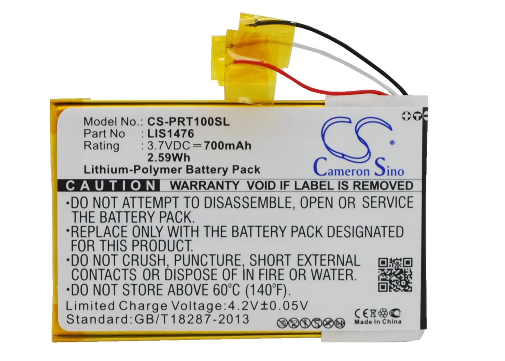Billige Cameron Sino 700mAh Batterie 1 853 104 11, LIS1476, LIS1476MHPPC (SY6) für Sony PRS T1, PRS T2, PRS T3, PRS T3E, PRS T3S
