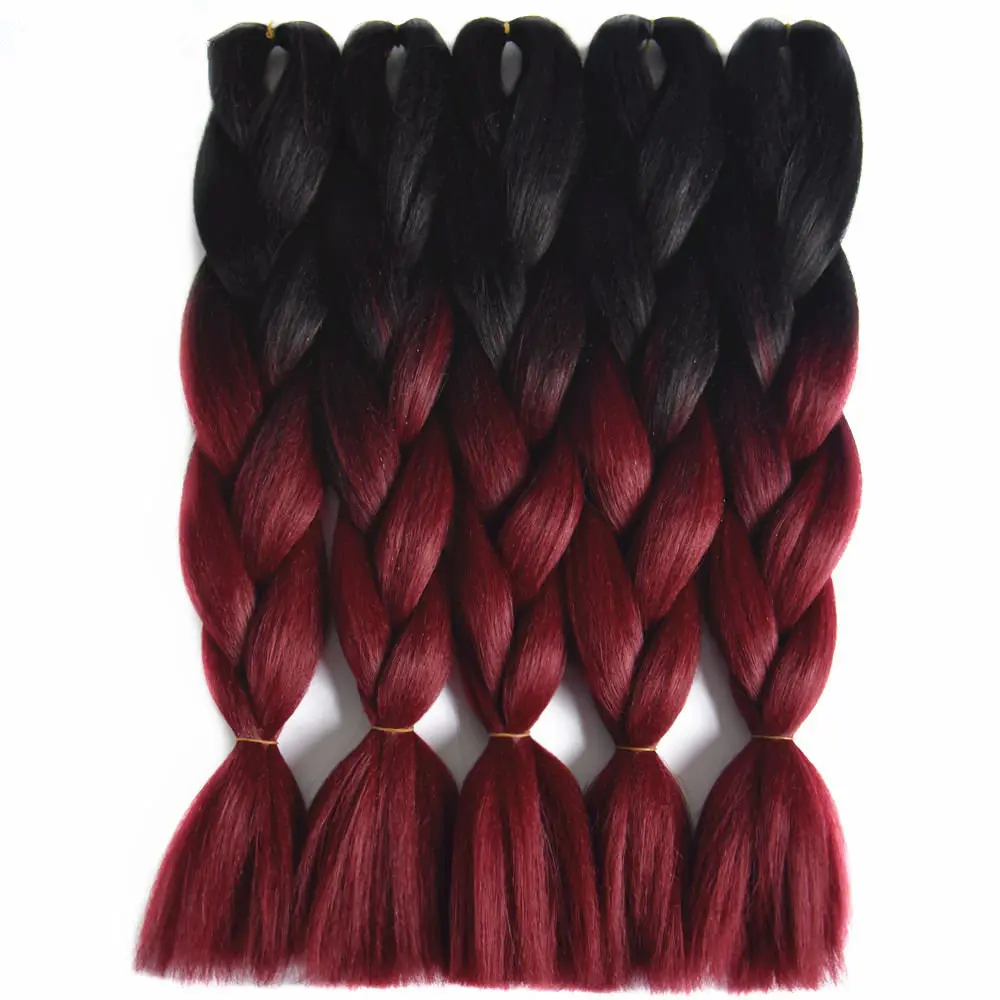 ombre braiding  hair__