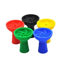 Вихрь вихревой одно отверстие силикон FDA Phunnel кальян Чаша диаметр 76 мм кальян голова кальян чаша циха наргиль серебряная чаша