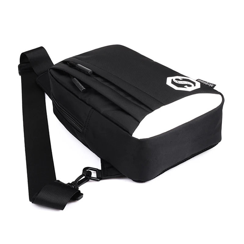 Men Women Backpack USB Charging Oxford Chest Bag Anti Theft Teenager Headphone Hole Night Reflection Design Shoulder Bag BP0221 (10)