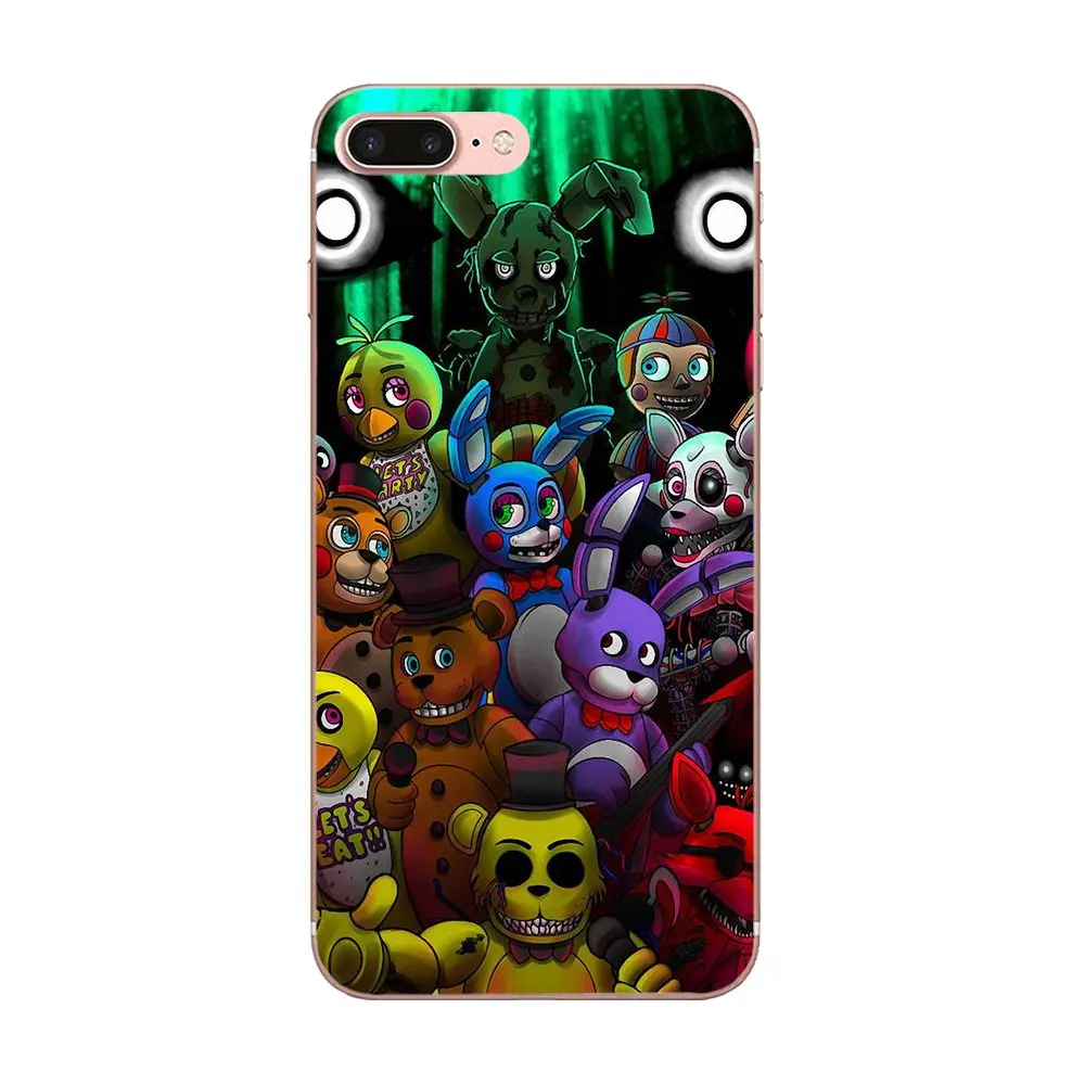 Мягкие чехлы Five Nights At Freddy Fnaf для Xiao mi 3 4 4C 4i 5 5S 5X6 6X A1 Max x 2 Note 4|Чехлы-накладки| |