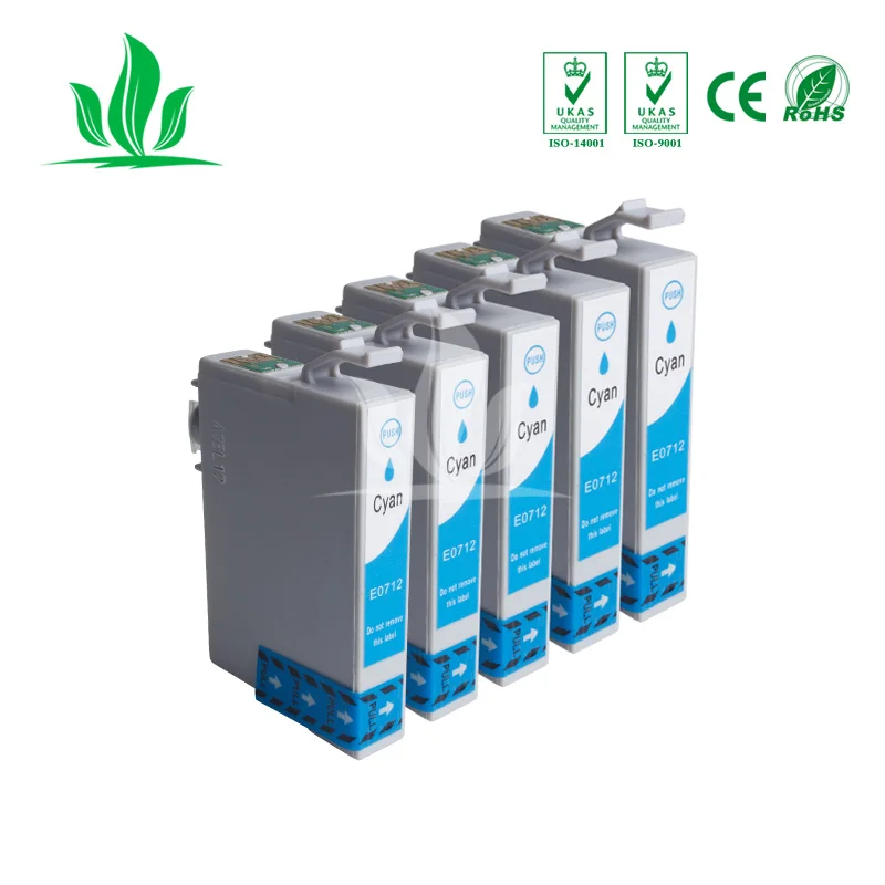 5 шт. 0711xl совместимый чернильный картридж для принтера EPSON B40W BX300F BX600FW BX610FW BX3450F S20 S21