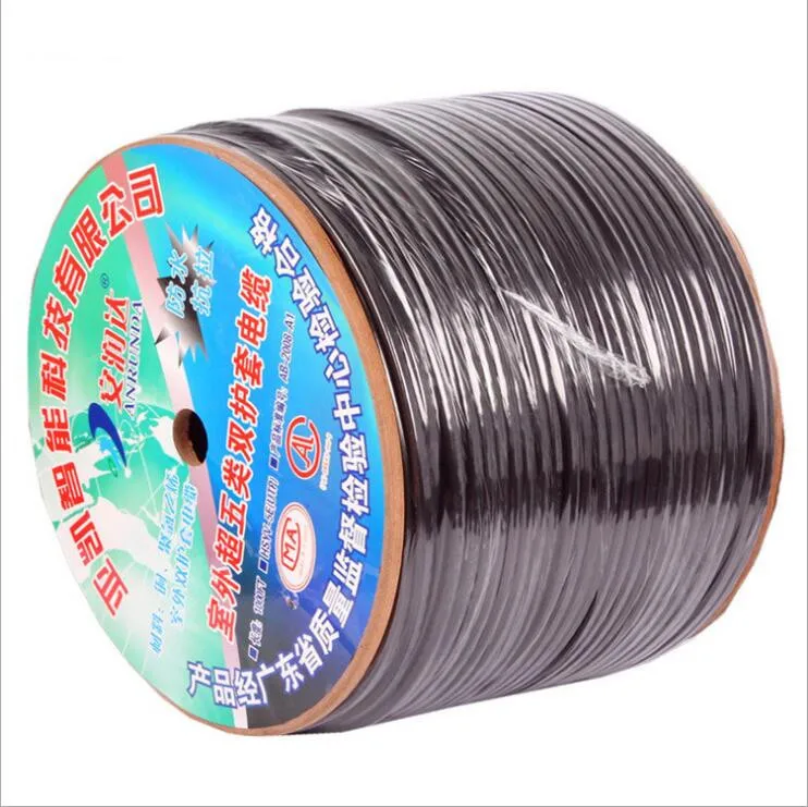 

Copper outdoor cable home high speed computer network cable project monitoring twisted pair poe power supply cable 30 meters