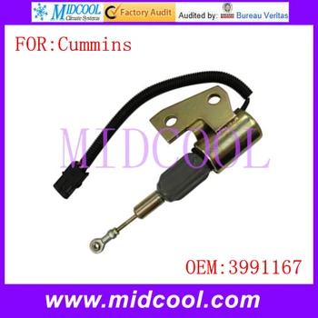 

New Auto Engine Fuel Shut Down Shutoff Solenoid Valve use OE NO. 3991167 for Cummins