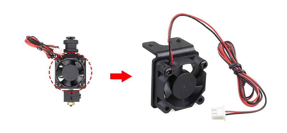 XCR3D 3D-принтеры Запчасти V6 Hotend XCR-BP6 для 1,75 мм нити прямо через горло 12V 24V нагреватель 1м 2м экструдер j-Душевая насадка