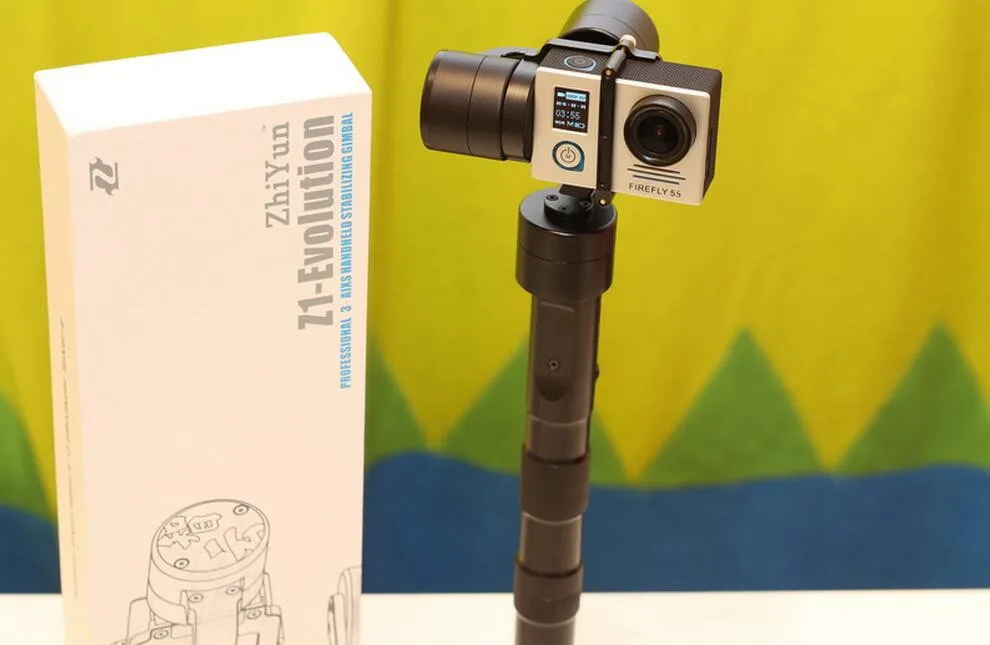 ZHIYUN Zhiyun Z1 эволюции и 3 Осями для мобильного создания фильмов 330 моторы градусов перемещение ручной шарнирный стабилизатор для камеры GoPro для камер GoPro Hero