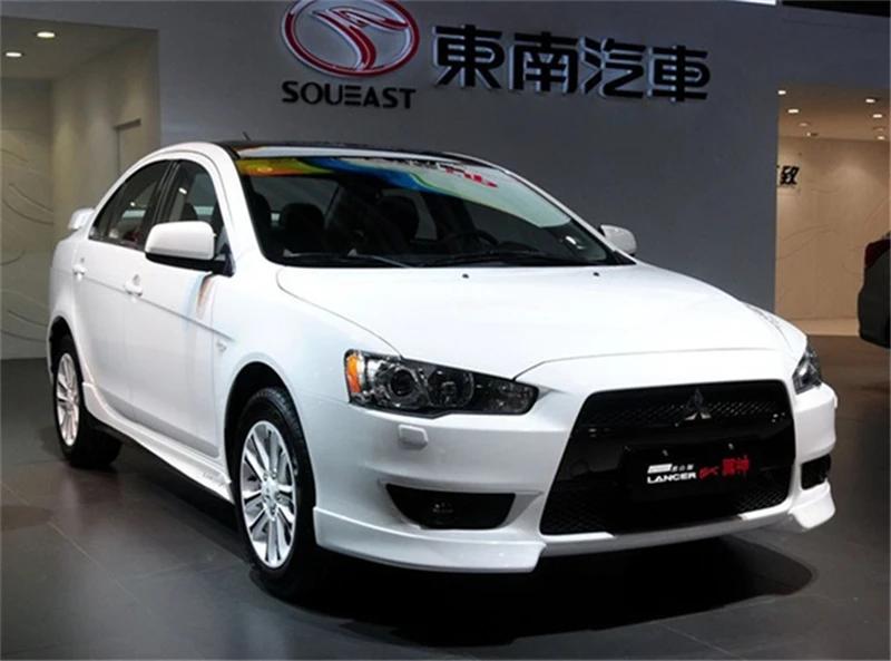 Используется для mitsubishi lancer-ex бампер губы передние и задние 2009 10 11 12 лет PP пластиковый комплект кузова спойлер переоборудование аксессуары