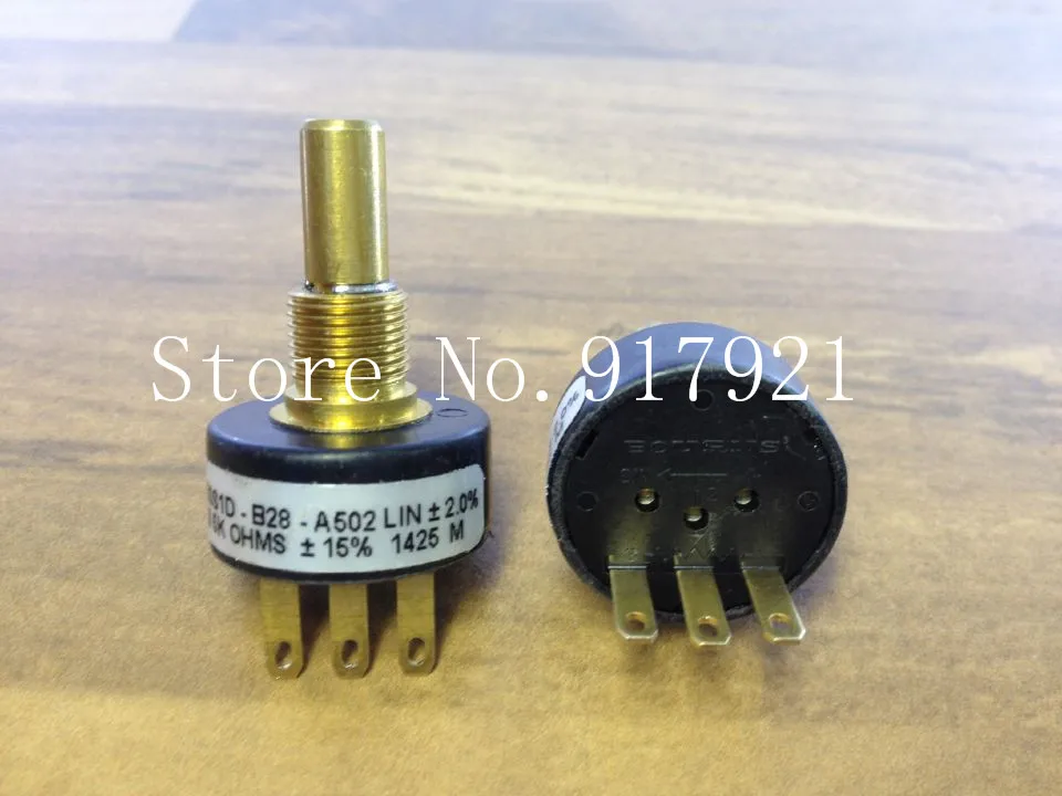

[ZOB] 6630S1D-B28-A502 RES 5K OHMS 1425M precision multi turn potentiometer switch imported --2pcs/lot