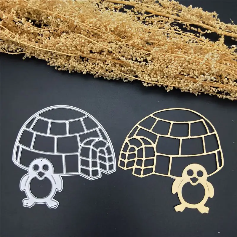 

penguin Metal Cutting Dies Stencils for DIY Scrapbooking Stamp Sizzix Fustella Big Cards Album Card Making Die Cuts