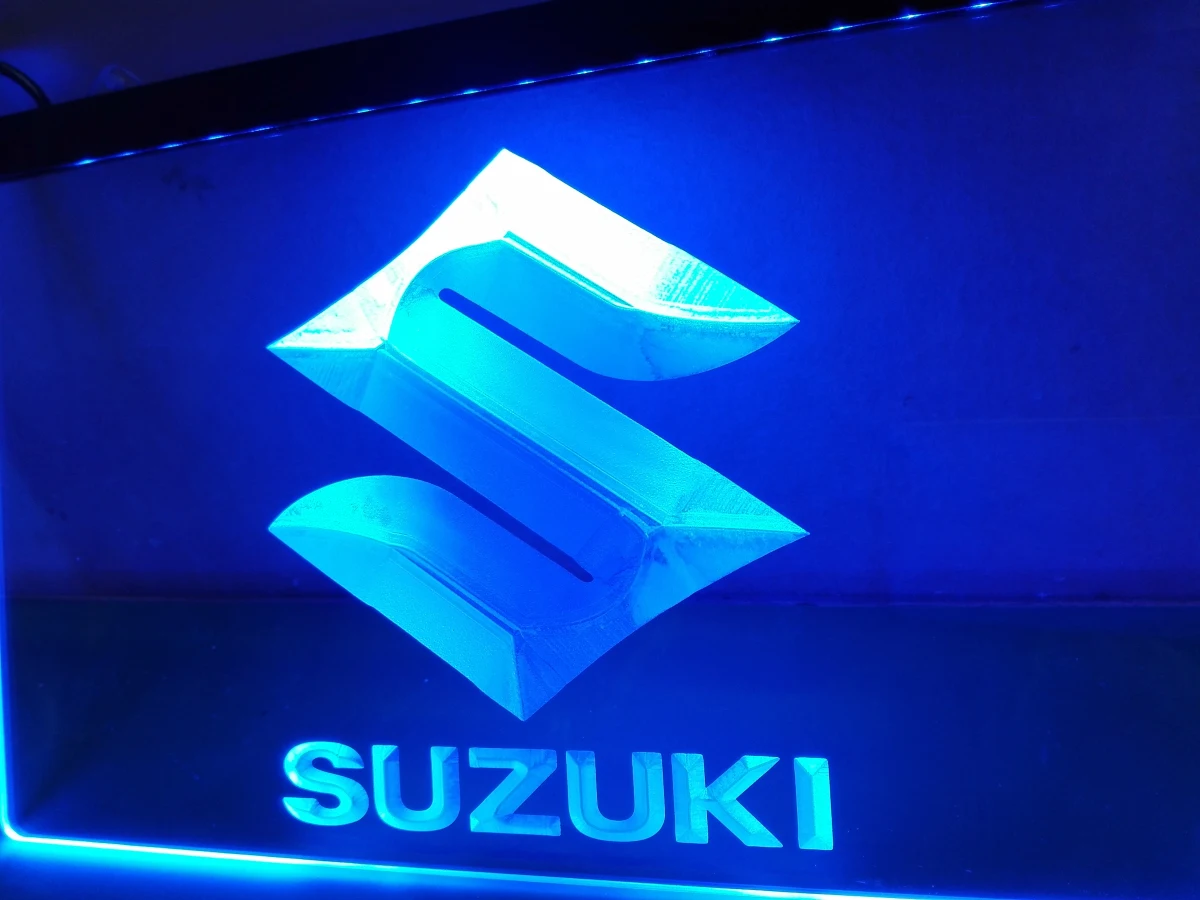 LG194- Suzuki светодиодная неосветодиодный световая вывеска | Дом и сад