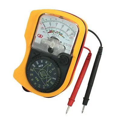 

AC DC Voltage Current Resistance Analogue Multimeter w Testing Lead