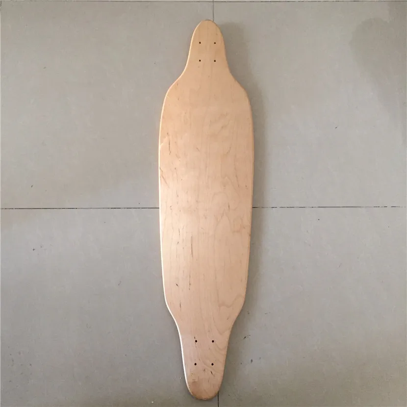 OEM заготовка для скейтборда колода клен 39 3/8 Longboard плоская тарелка DIY узоры 8 слоев