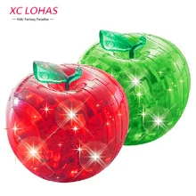 1 шт. Apple Тип 3D Головоломка DIY Головоломки Взрослых Кристалл Головоломки Со СВЕТОДИОДНОЙ Подсветкой Головоломки Сборки Модели Мебели Гаджет Образования игрушки