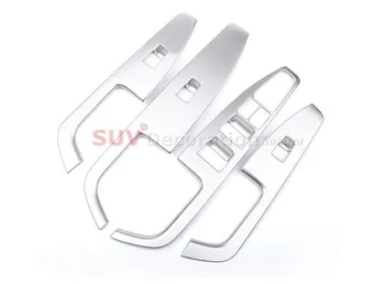 

LOW-equipped For Hyundai Elantra Avante Sixth Generation 2016 2017 2018 ABS Door Handle Holder Window Lift Switch Trim 4pcs