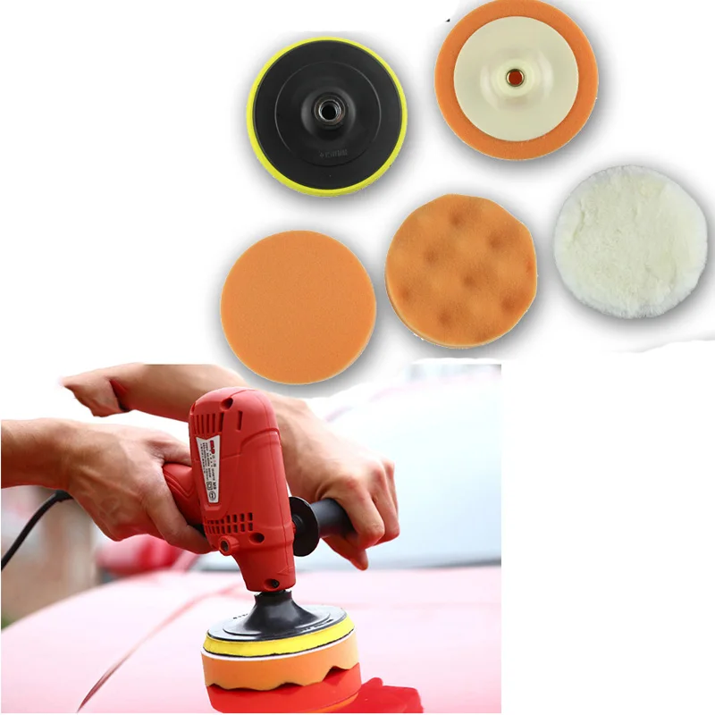 

4inch Car Polisher Sponge Wax Polish Pad Tools For Ford Focus 2 3 1 Fiesta Mondeo Kuba Ecosport Mini Cooper R56 R50 R53 F56 F55