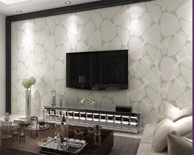 Us 312 35 Di Scontobeibehang Contemporaneo E Contratto Blu Viola Riso Giallo Carta Da Parati Camera Da Letto Soggiorno Tv Parete 3d Carta Da