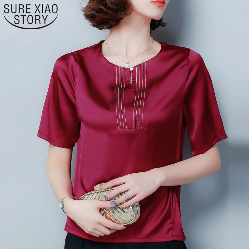 Women's Summer Blouses 2019 Plus Size Tops Short Sleeve Chiffon Women Blouse Womens Tops and Blouses Womens Clothing 3744 50 Women's Summer Blouses 2019 Plus Size Tops Short Sleeve Chiffon Women Blouse Womens Tops and Blouses Womens Clothing 3744 50