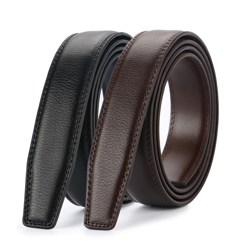 Aliexpress.com : Buy No Buckles 3.1cm Wide split Leather Belt Without ...