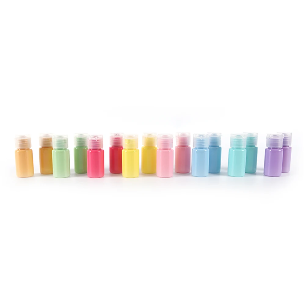 

2X10ml Plastic Empty Colorful Lotion Refillable Bottle Cosmetic Packaging Travel Set Emulsion Shampoo Bottle