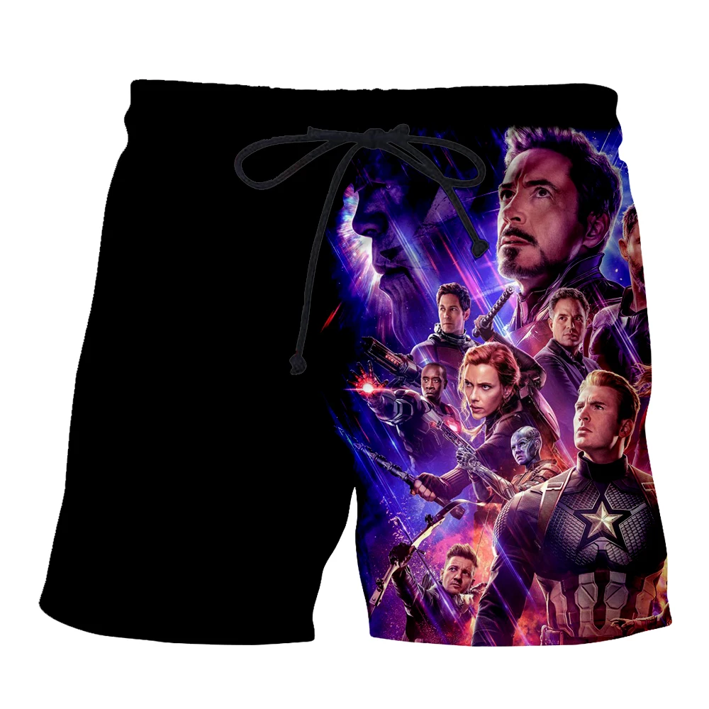 

Beach Summer Casual Shorts Men lego marvel avengers 3D Print Short Leggings Crossfit Joggers Quick-drying Skinny Fitness Shorts