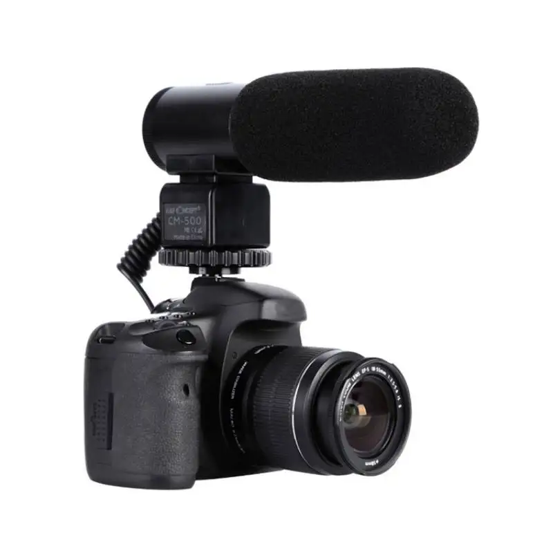 Professional Camera External Stereo Microphone For D7500 D7200 D5600 D5500 D5300 D3300 D810 D750