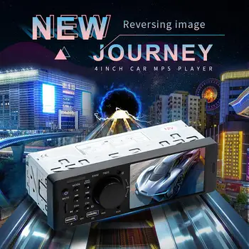 

Car Player 4.1 Inch Car Radio Audio Stereo FM Radio Bluetooth MP5 Player Can Be Connected To The Rear View Camera