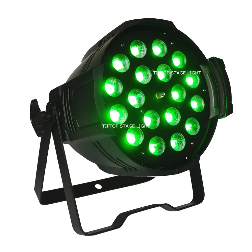 Светодиодный светильник TIPTOP 18x18 Вт RGBWA UV 6 в 1 с зумом 7/11 каналов китайские