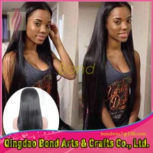 Discount 100% Brazilian Remy Human Hair Wig Cheap Full Lace Wig Natural Black Silky Straight Hair,Freeshipping Wholesale