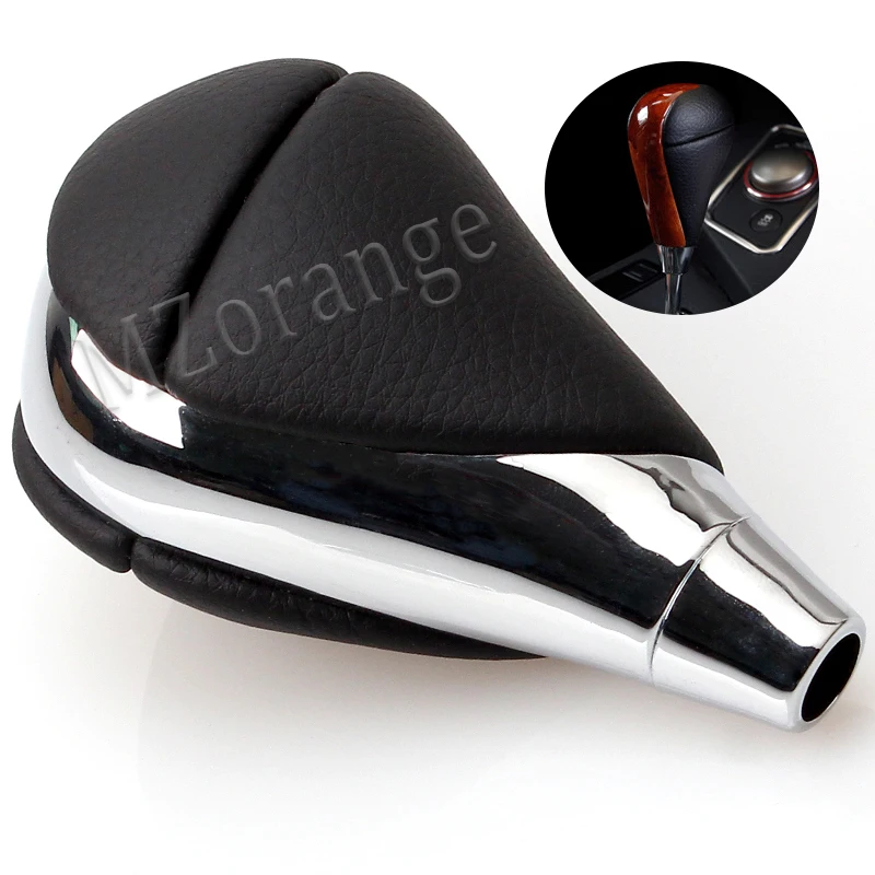 

New Quality Leather Chrome Automatic Transmission Gear Shift Knob For Lexus ES IS RX GS Gear Head