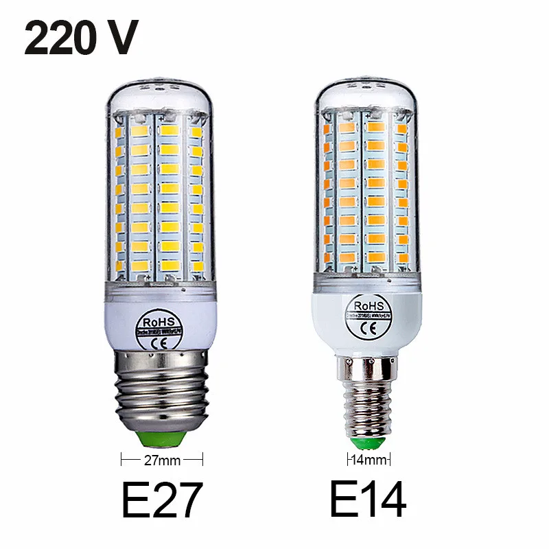 

E14 LED Bulb E27 LED Light SMD5730 220V 110V 5730 SMD Corn Light LED Chandelier LED Light Spotlight Home Lighting Decoration