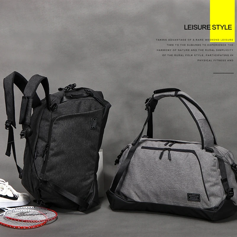 

2019 Men Gym Bag High capacity Multifunction Training Fitness Handbag Outdoor Sports Professional Travel Yoga Backpack For Male