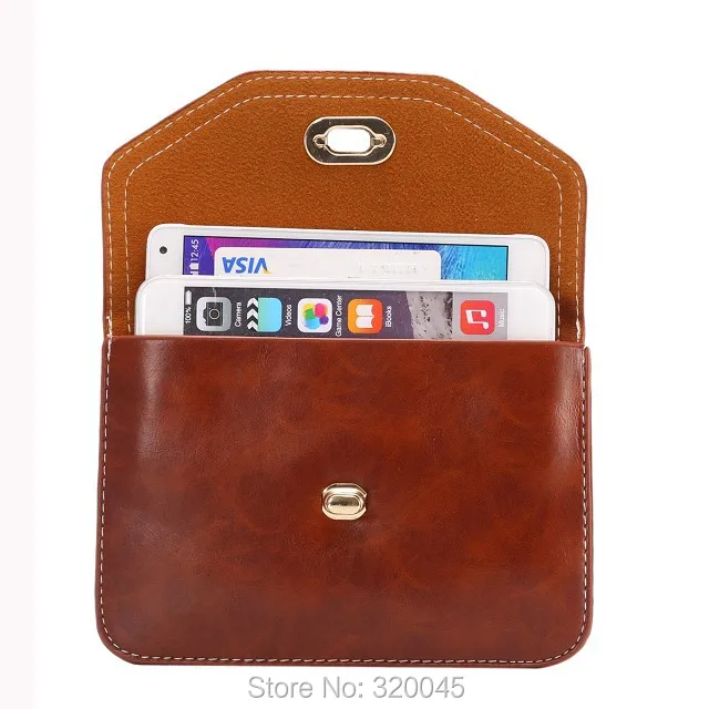 Fulaikate 6." Crazy Horse узор 3 слоя универсальная сумка для iphone6 Plus кожаный чехол для Note3 кожи чехол для Samsung note4