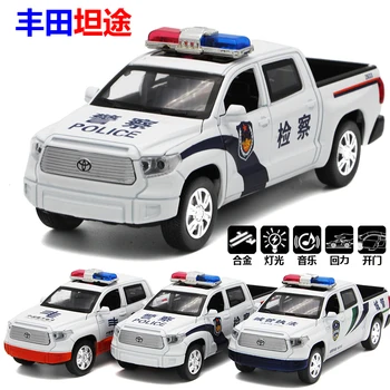 

1:32 Diecasts & Toy Vehicles Police TOYOTA TundraToy Car Model Collection Car Toys For Boy Children Gift