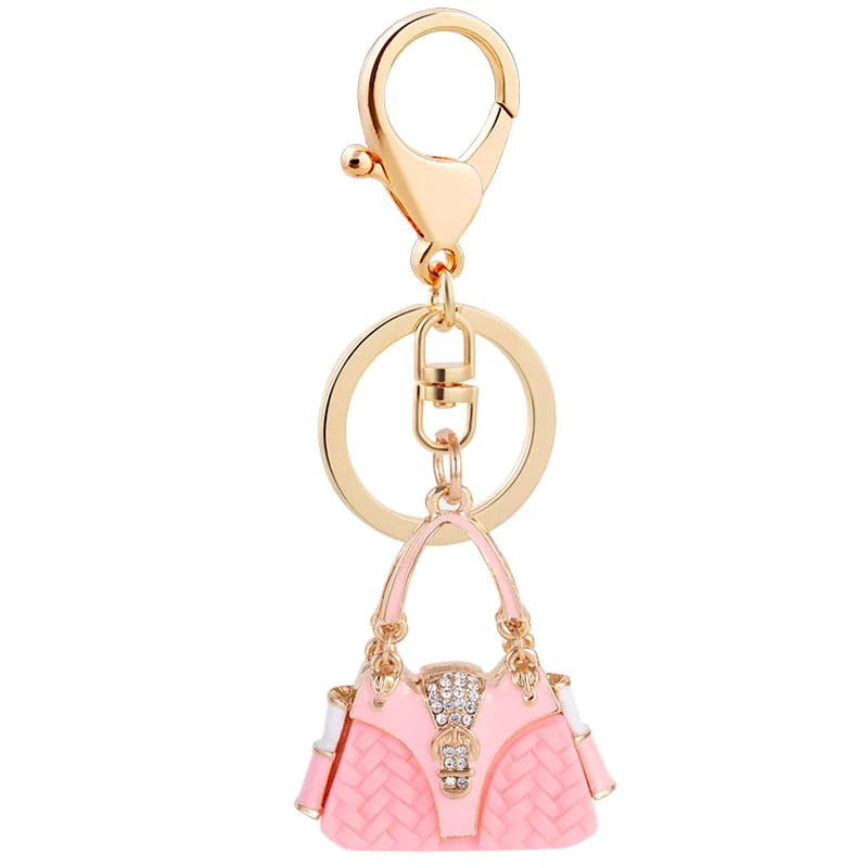 High Quality New Resin Handbag Keychains Brand Key Chains Ring Fashion