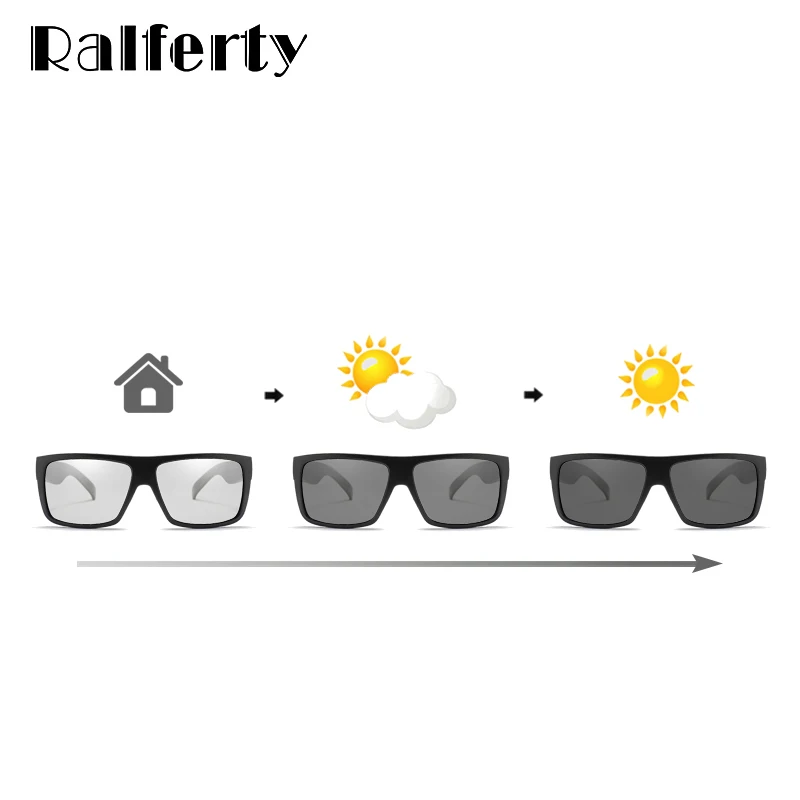 Ralferty фотохромные поляризационные солнцезащитные очки для мужчин рыбалки