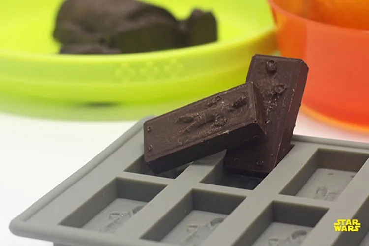 3D "Звездные войны смерти" силиконовые формы для выпечки для льда, кухонная форма для выпечки, Хань, Solo, карбонит, форма для печенья, шоколада