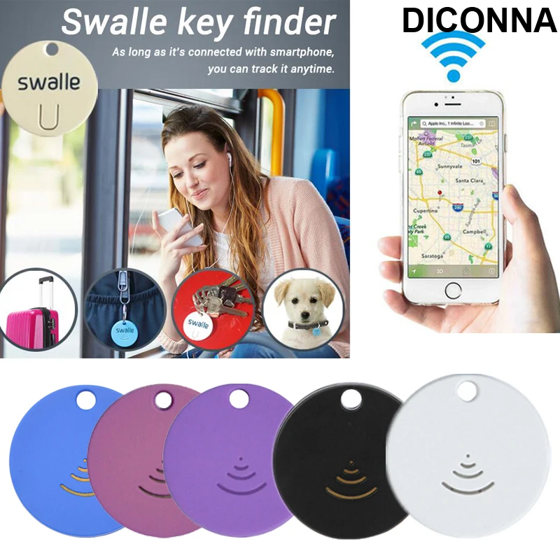 Умный Bluetooth GPS трекер ключ Finder Анти-LostTheft прибор для сигнализации телефона коробка смарт-трекеры активности