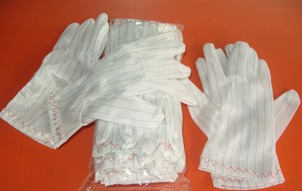 Free shipping Anti-static safety working Protecting Glove and Dot plastic palm with excellent handling for operation Free shipping Anti-static safety working Protecting Glove and Dot plastic palm with excellent handling for operation
