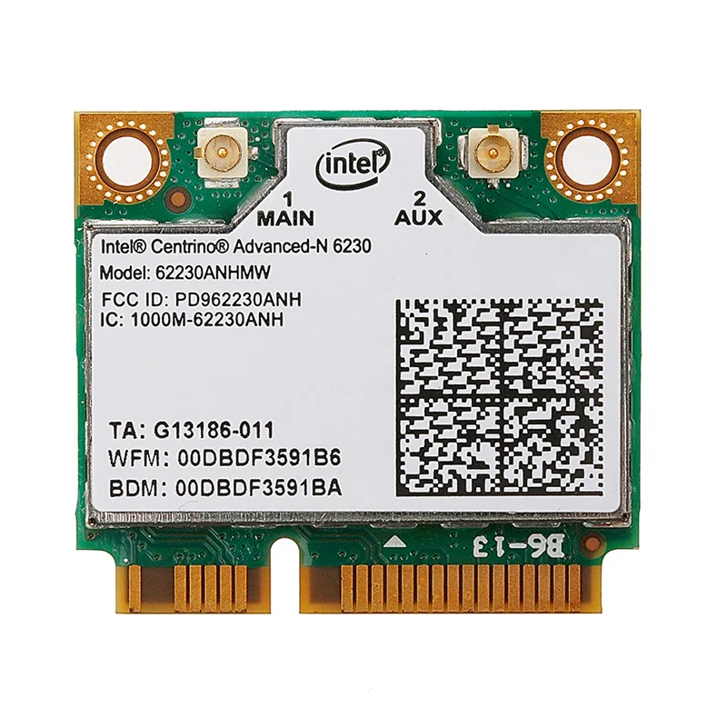 Dual Band Беспроводной карты 3.0 Bluetooth Intel 6230 62230 622anhmw 300 WIFI BT Беспроводной Mini pci-e карты Универсальный