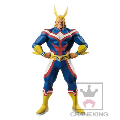 

Original Banpresto Action Figure My Hero Academia All Might Figure PVC Collection Model Toys All Might Doll Brinquedos