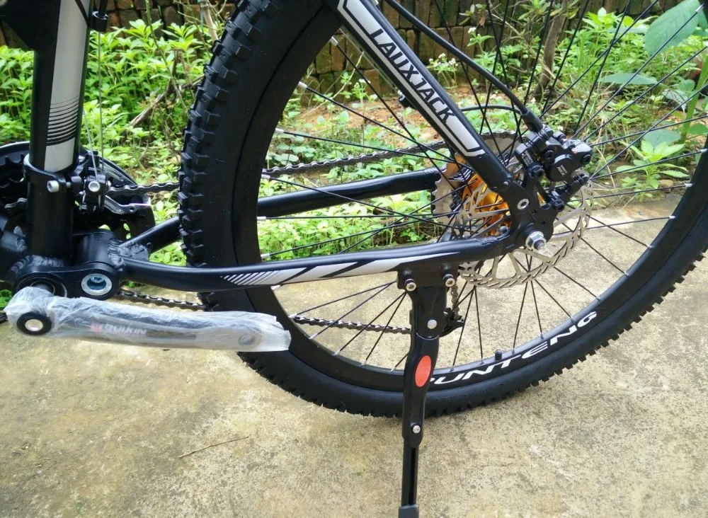 Flash Deal Kalosse Full suspension , Soft-tail  Bicicleta mountain bike 26, 24/27 speed ,2017 new cycling bicicleta mountain bicycle 5