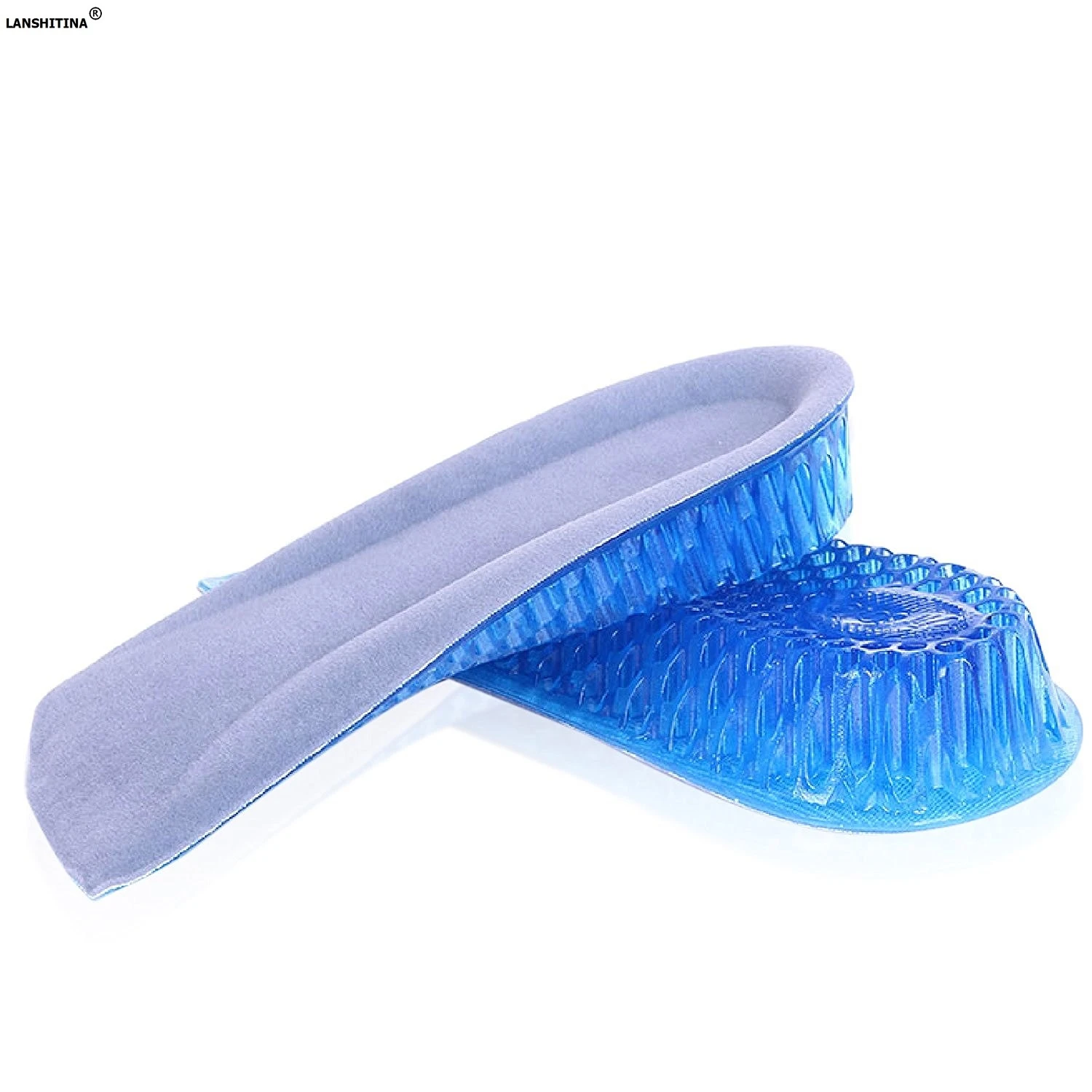 

2019 Silicone Gel Insole 3cm Height Increase Honeycomb Invisible Breathable Shoe Pad Insoles Elastic Shoe Insert Accessories