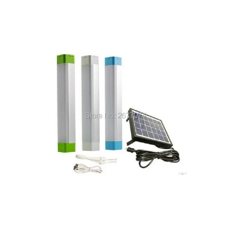 

8W Camping Light USB Interface White Multifunctional Solar Power LEDTube Outdoor Portable Emergency led light Rechargeable 1pcs