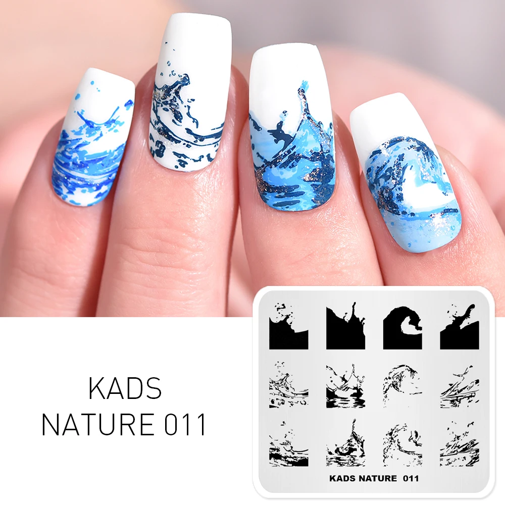 

AriesLibra Nail Art Stamping Template Overprint Wave Pattern Stamp Plate Image Stencil Polish Print Manicure Plates