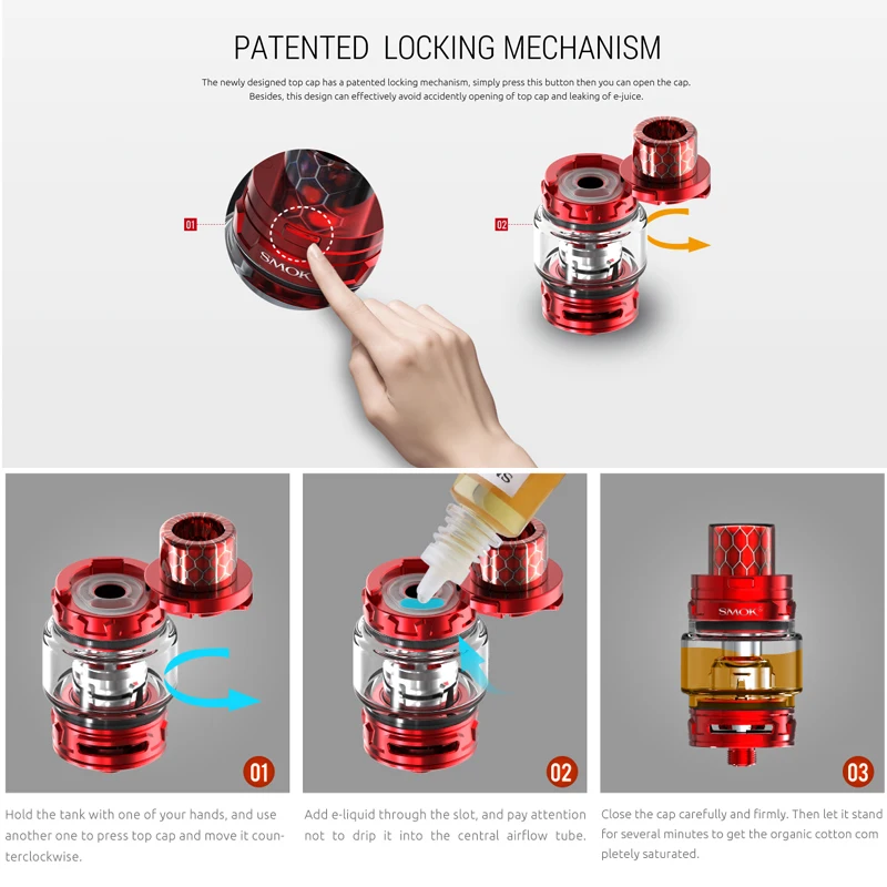 Набор для вейпа Smok X Priv 80W Baby Box MOD 6 мл V12 Big prince Tank и buit in аккумулятор 2300 мАч